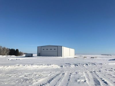 photo of aircraft hanger in norquay