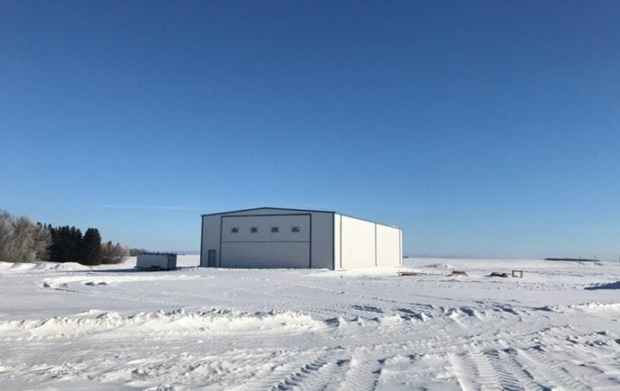 photo of aircraft hanger in norquay