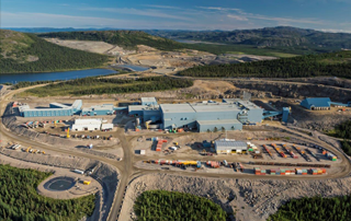 Voiseys Bay aerial photo of Global Steel project
