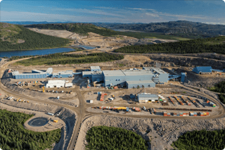 Voiseys Bay aerial photo of Global Steel project