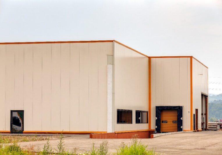 exterior steel industrial building